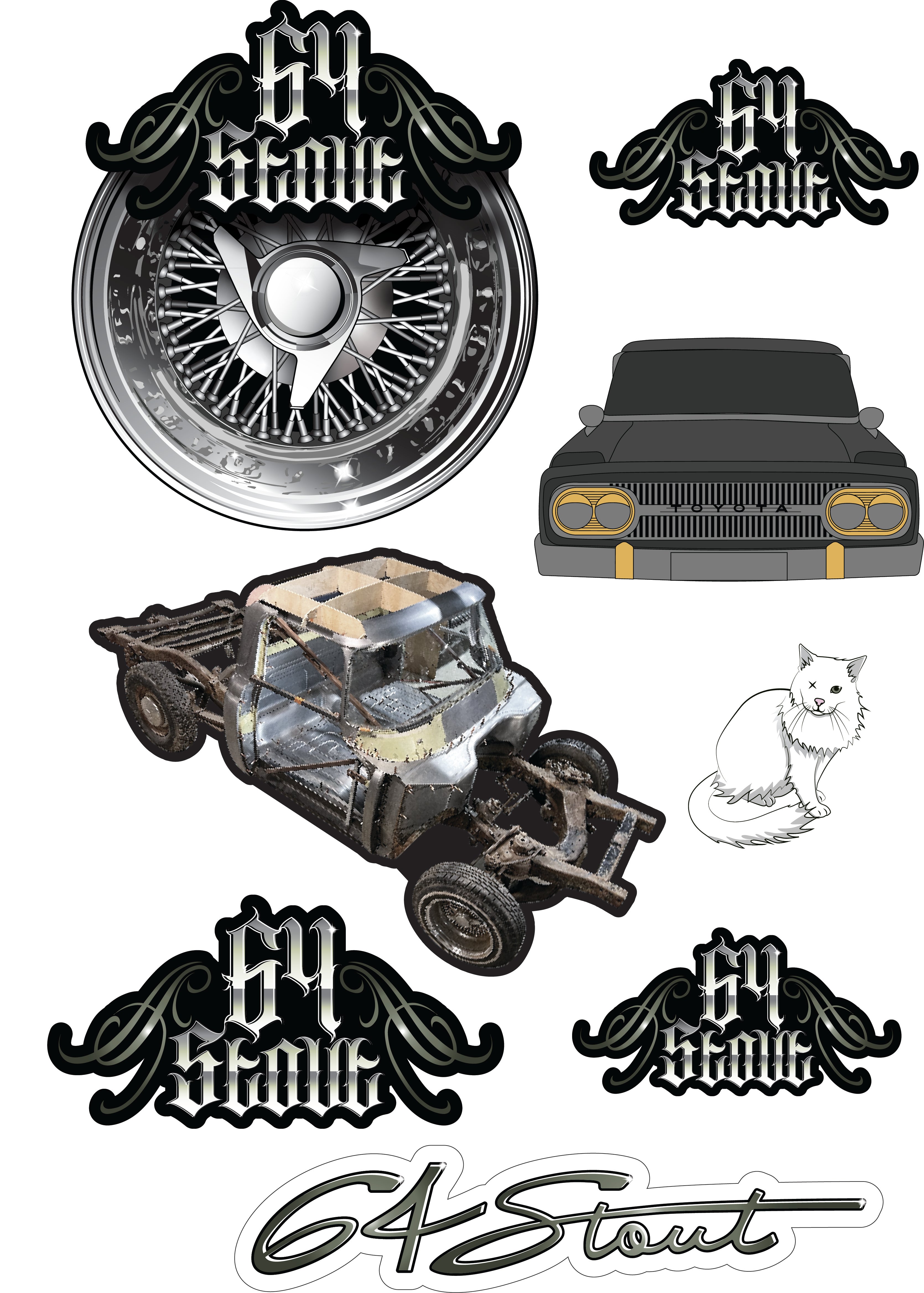 Six Four Stout Build merch